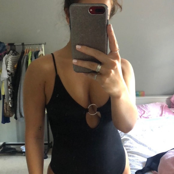 H&M black bodysuit - Picture 2 of 2